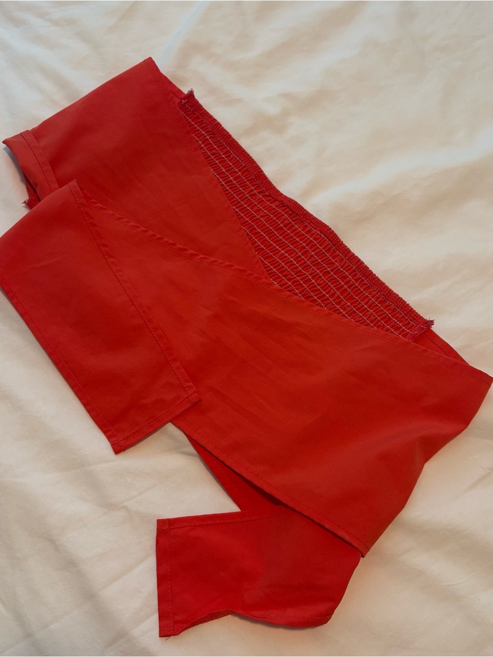 Orange/peachy front-tie matching set! - Picture 6 of 6